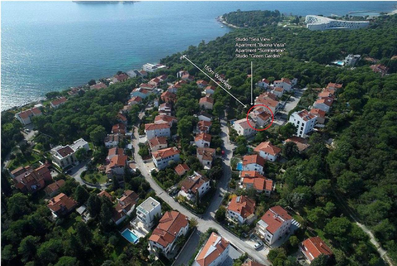 Studio Green Garden Borik Rovinj Exterior foto